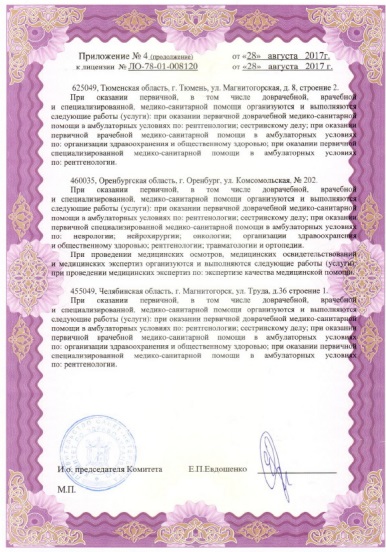 Лицензия МИБС