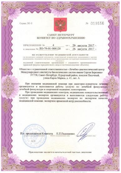 Лицензия МИБС