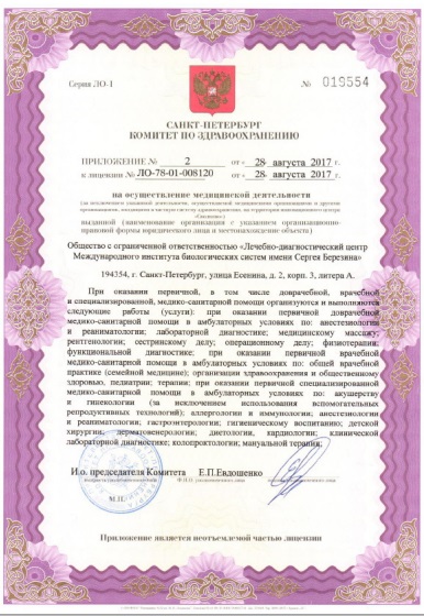 Лицензия МИБС