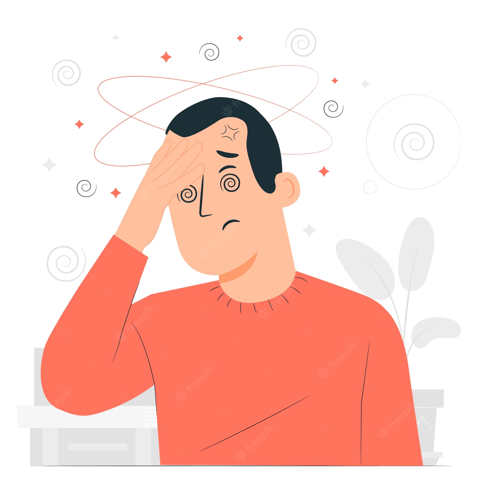 Dizziness vector